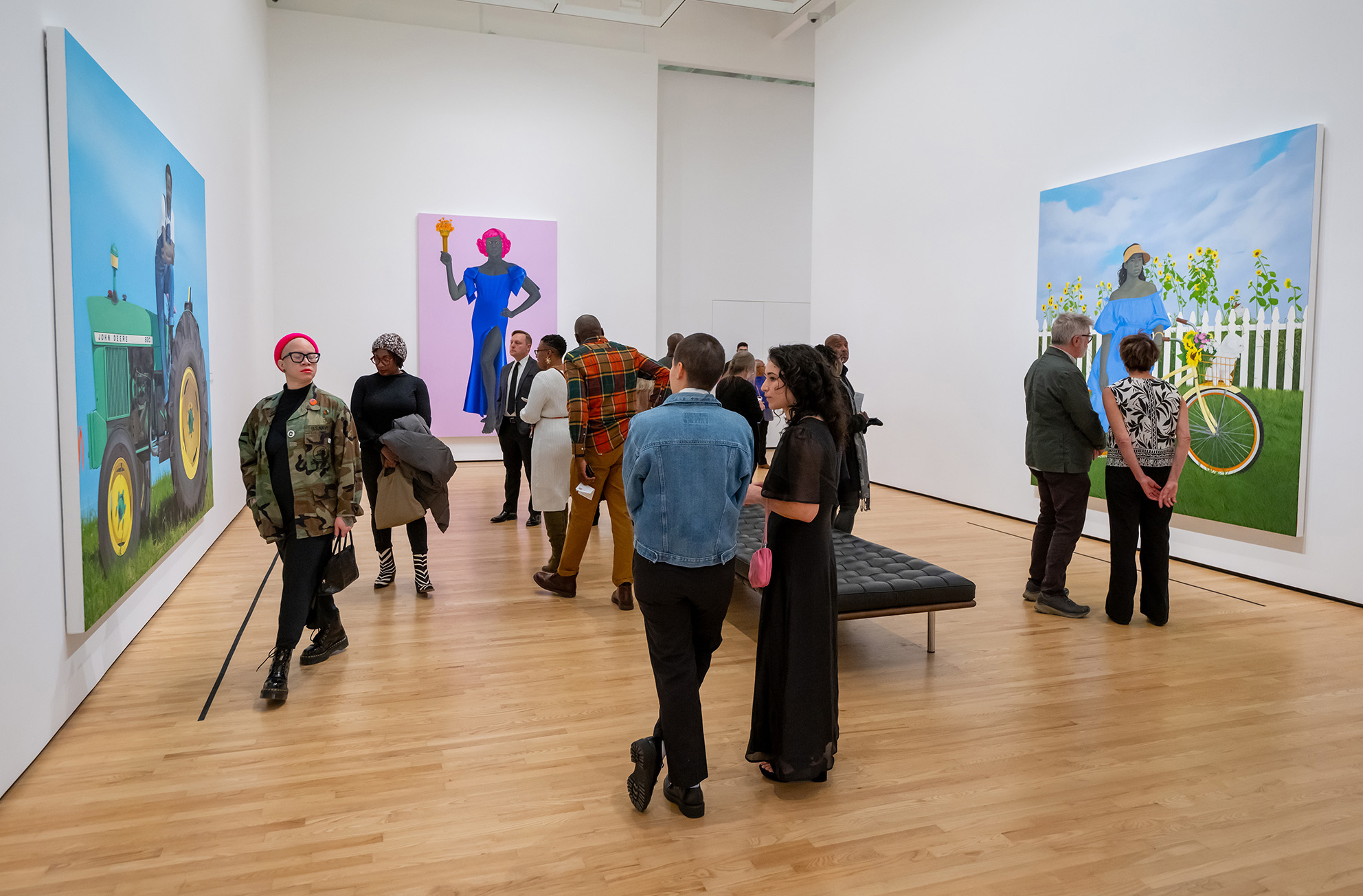Installation view of Amy Sherald: American Sublime. Photo by Maximilian Franz